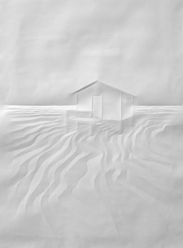 Incredible Folded Paper Art by Simon Schubert Incredible Folded Paper Art by Simon Schubert