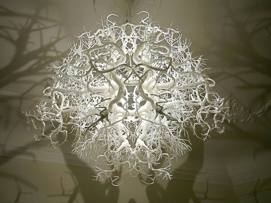 Chandelier Turns a Room Into a Forest Chandelier Turns a Room Into a Forest