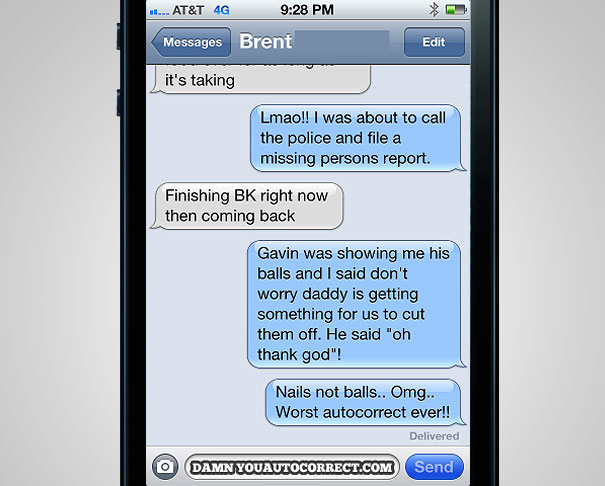 50 Funniest AutoCorrects Of 2012 50 Funniest AutoCorrects Of 2012