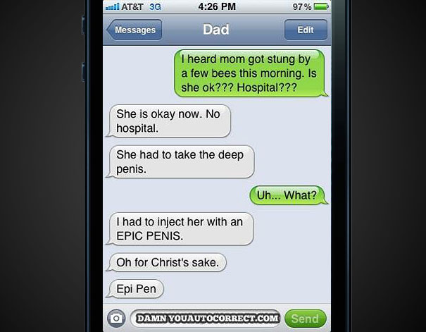 50 Funniest AutoCorrects Of 2012 50 Funniest AutoCorrects Of 2012