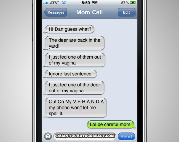 40 Funniest AutoCorrects Of 2011