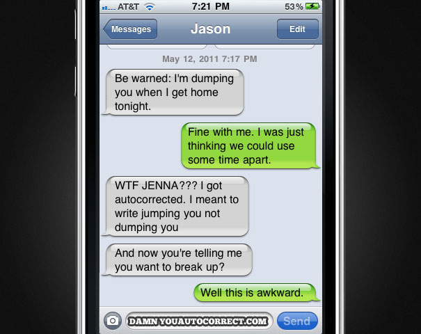 40 Funniest AutoCorrects Of 2011
