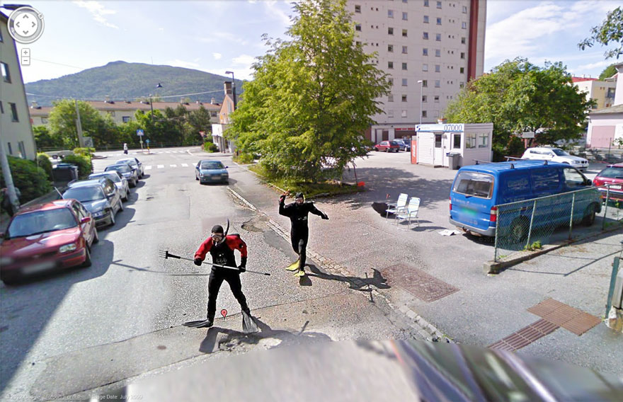 36 Strange and Funny Google Street View Photos