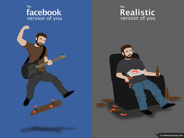 Funny Illustrations by Comical Concept