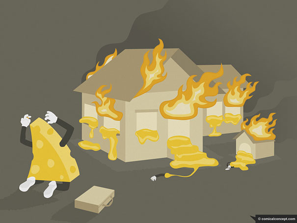 Funny Illustrations by Comical Concept Funny Illustrations by Comical Concept