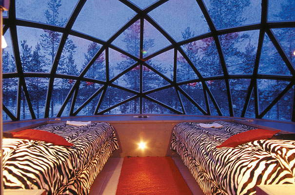Glass Igloo Hotel in Finland