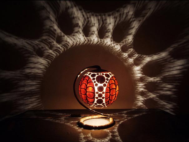 Exotic Gourd Lamps by Calabarte 