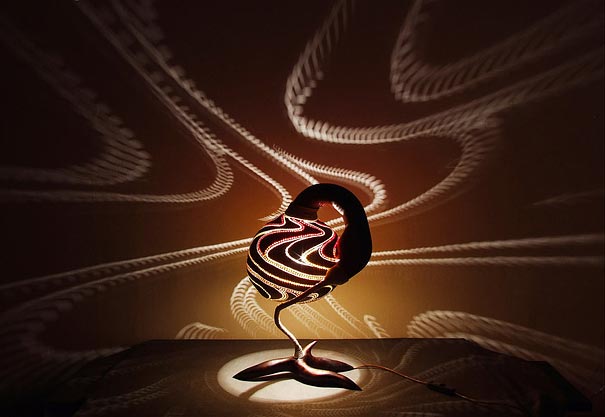 Exotic Gourd Lamps by Calabarte 