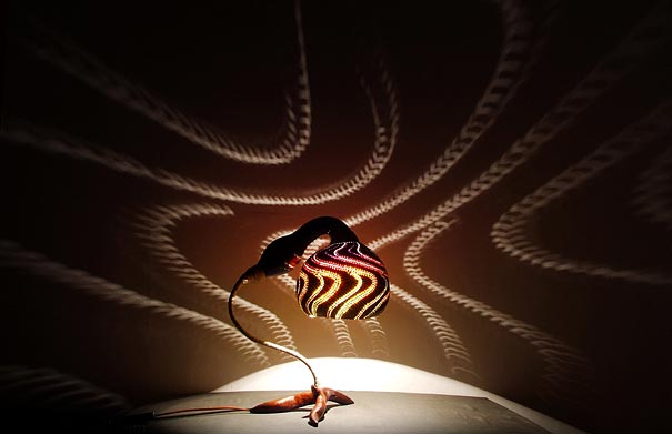 Exotic Gourd Lamps by Calabarte 