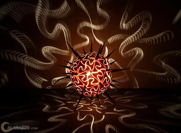 Exotic Gourd Lamps by Calabarte Exotic Gourd Lamps by Calabarte