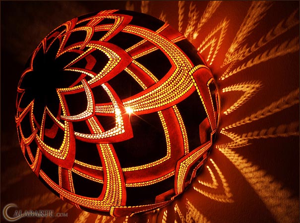 Exotic Gourd Lamps by Calabarte Exotic Gourd Lamps by Calabarte