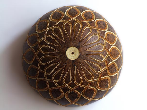 Exotic Gourd Lamps by Calabarte 