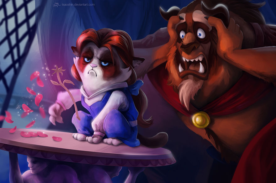 Grumpy Cat Meets Disney, Hates It