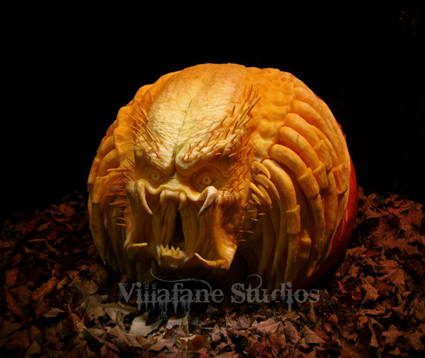 More Amazing Pumpkin Carvings by Ray Villafane