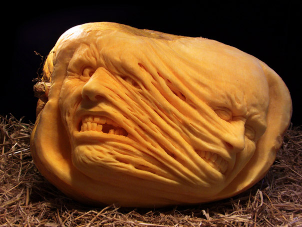 More Amazing Pumpkin Carvings by Ray Villafane
