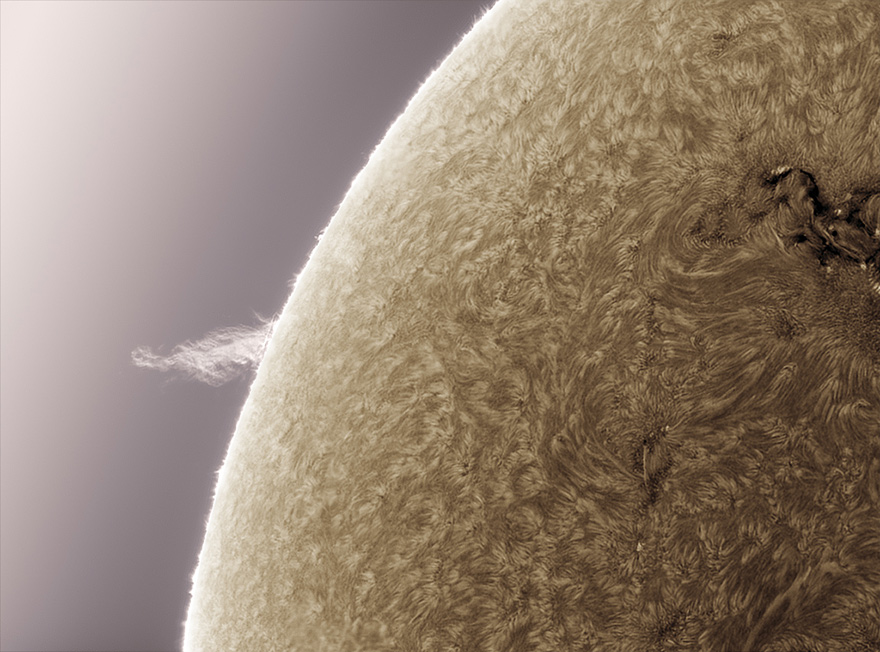 Man Takes Stunning Hi-Res Photographs of the Sun in His Backyard