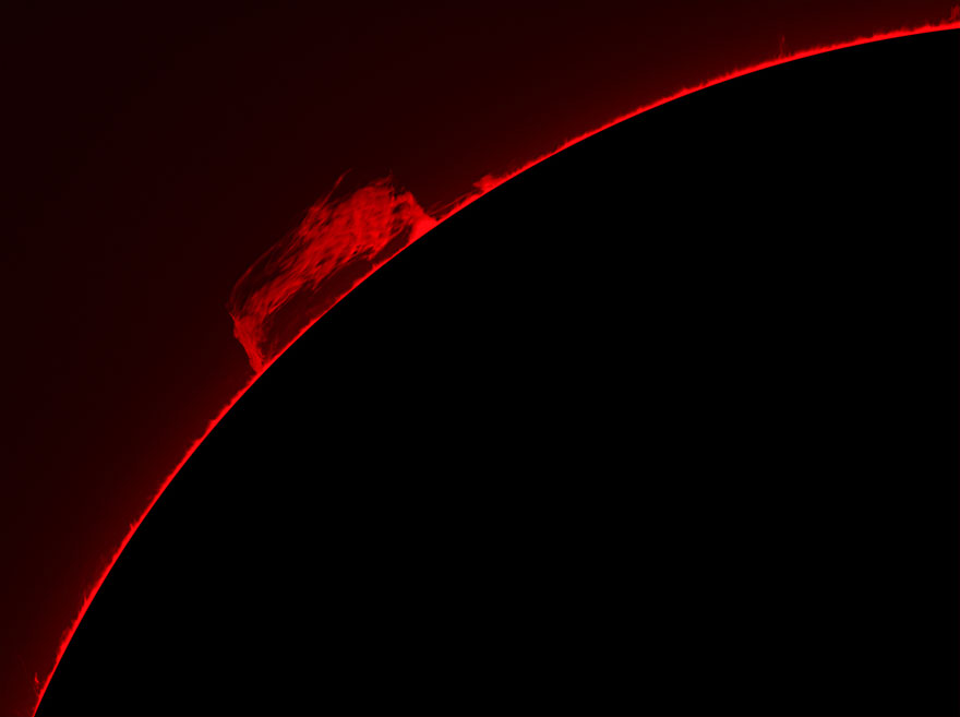 Man Takes Stunning Hi-Res Photographs of the Sun in His Backyard