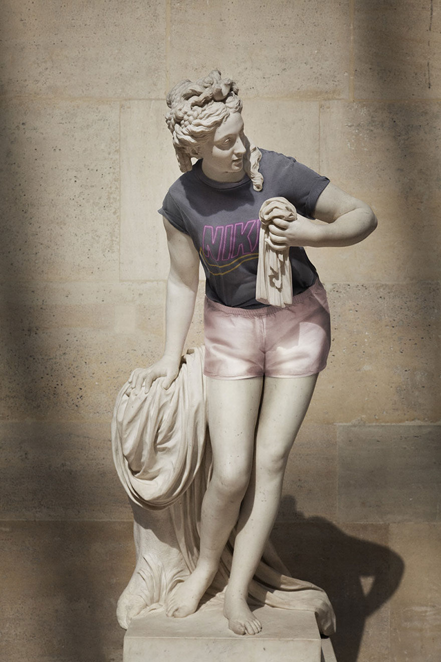 Classical Sculptures Dressed As Hipsters Classical Sculptures Dressed As Hipsters