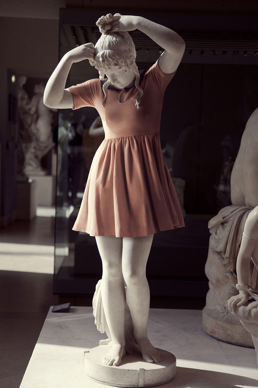 Classical Sculptures Dressed As Hipsters Classical Sculptures Dressed As Hipsters
