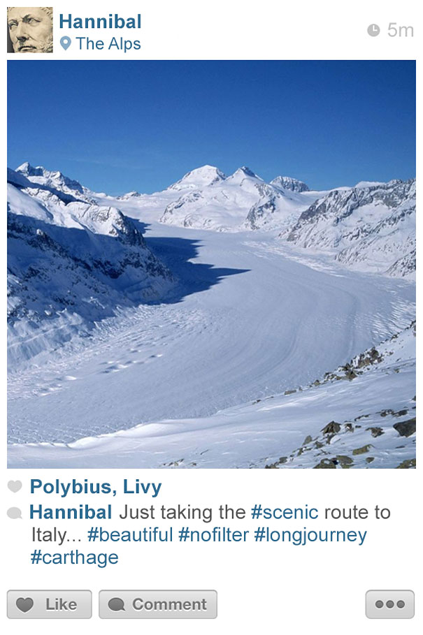 Histagrams: What History Would Look Like If It Was Posted On Instagram