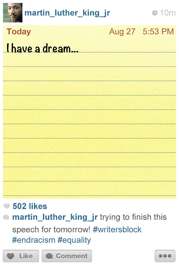 Histagrams: What History Would Look Like If It Was Posted On Instagram