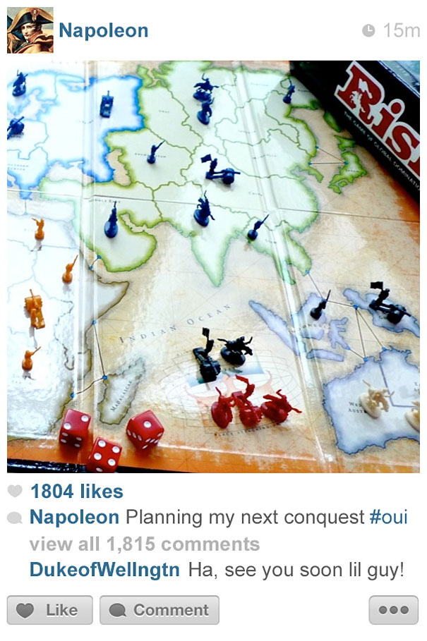 Histagrams: What History Would Look Like If It Was Posted On Instagram