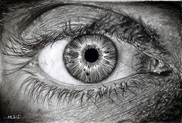 Hyper-realistic artwork of a human eye, showcasing intricate details and lifelike textures. Hyper-realistic artwork of a human eye, showcasing intricate details and lifelike textures.