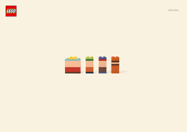 Imagine: Minimalist Lego Cartoon Characters