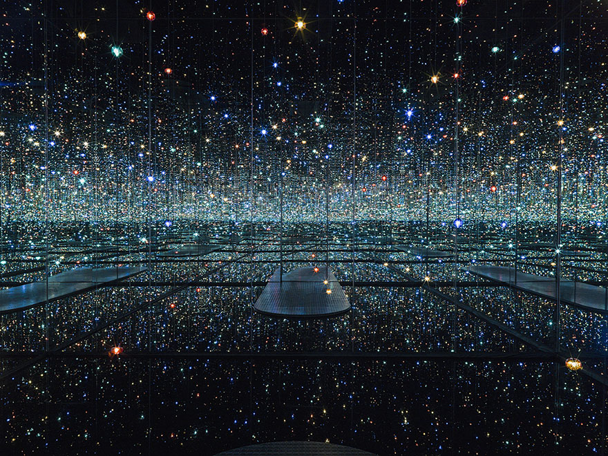 Infinity Mirrored Room By Yayoi Kusama Gives Visitors A Taste Of Space Infinity Mirrored Room By Yayoi Kusama Gives Visitors A Taste Of Space