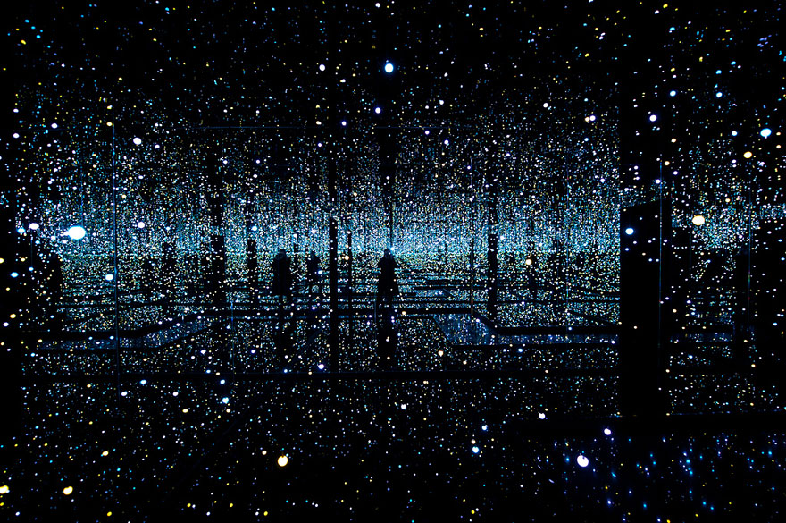Infinity Mirrored Room By Yayoi Kusama Gives Visitors A Taste Of Space Infinity Mirrored Room By Yayoi Kusama Gives Visitors A Taste Of Space