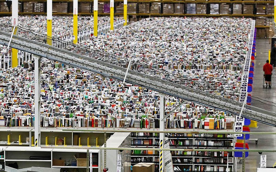 An Inside Look at 'Chaotic' Amazon Warehouses