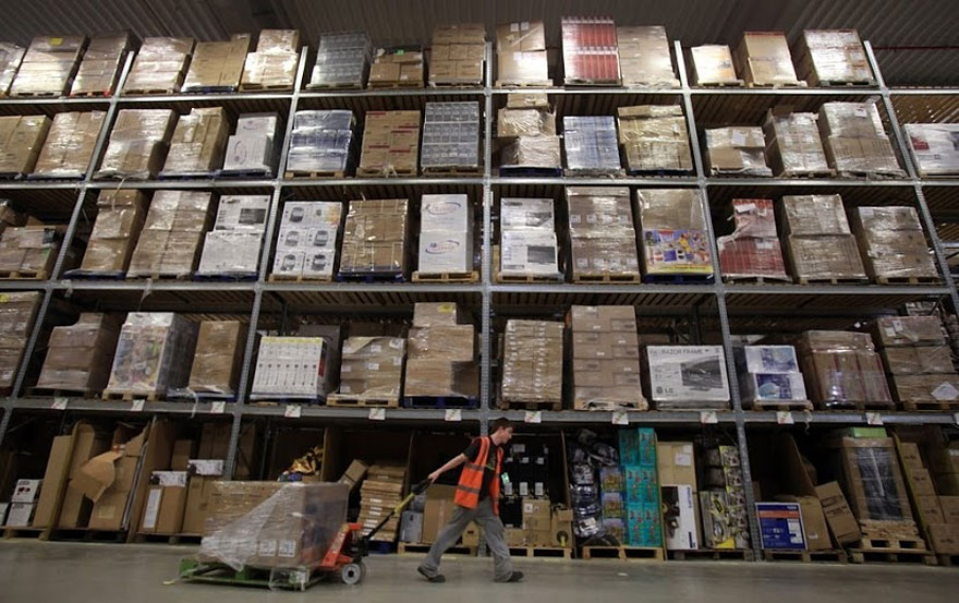 An Inside Look at 'Chaotic' Amazon Warehouses