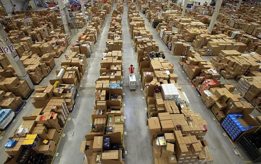An Inside Look at 'Chaotic' Amazon Warehouses