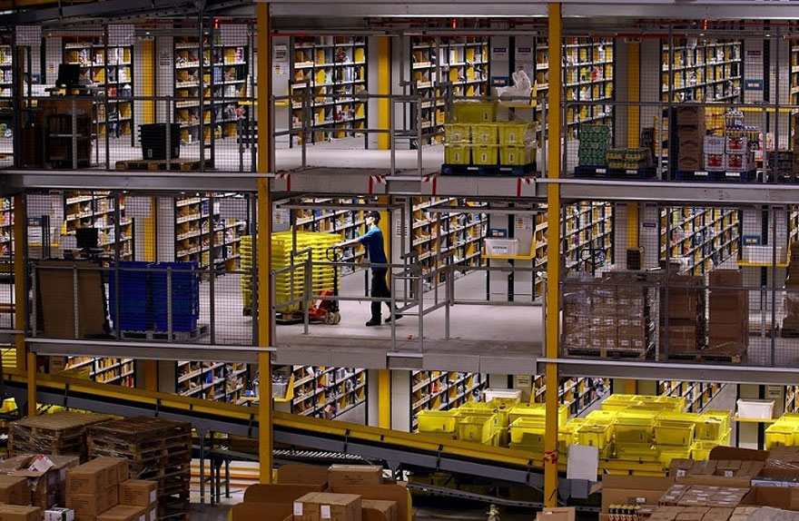 An Inside Look at 'Chaotic' Amazon Warehouses