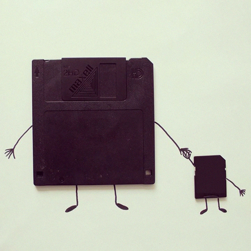 Everyday Objects Turned Into Imaginative Illustrations by Javier P&eacute;rez