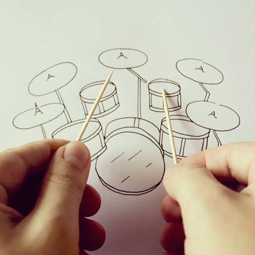 Everyday Objects Turned Into Imaginative Illustrations by Javier P&eacute;rez