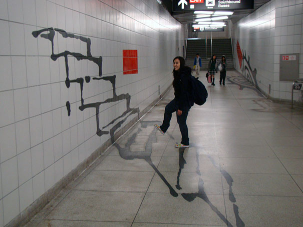 20 Clever Examples of Interactive Street Art