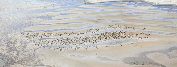 Amazing Sand Drawings on California Beaches Amazing Sand Drawings on California Beaches