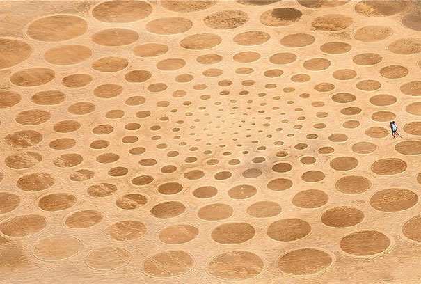 Amazing Sand Drawings on California Beaches