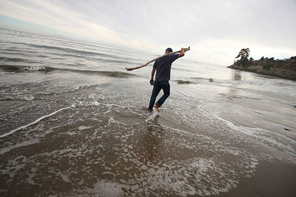 Amazing Sand Drawings on California Beaches