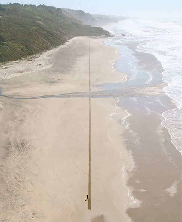 Amazing Sand Drawings on California Beaches