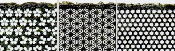 Laser Cut Seaweed for Sushi Rolls