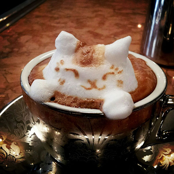 Incredible 3D Latte Art by Kazuki Yamamoto Incredible 3D Latte Art by Kazuki Yamamoto