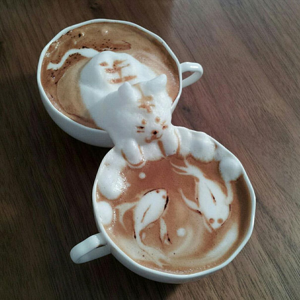 Incredible 3D Latte Art by Kazuki Yamamoto