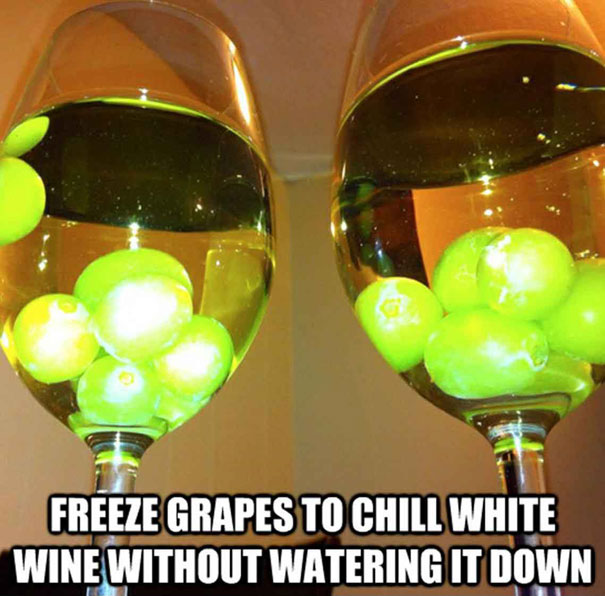 grapes in a wine glasses 
