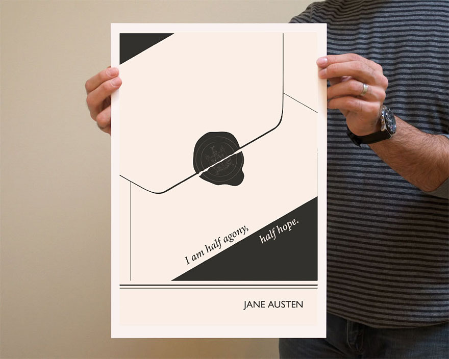 Clever Literature-Inspired Quote Posters by Evan Robertson Clever Literature-Inspired Quote Posters by Evan Robertson