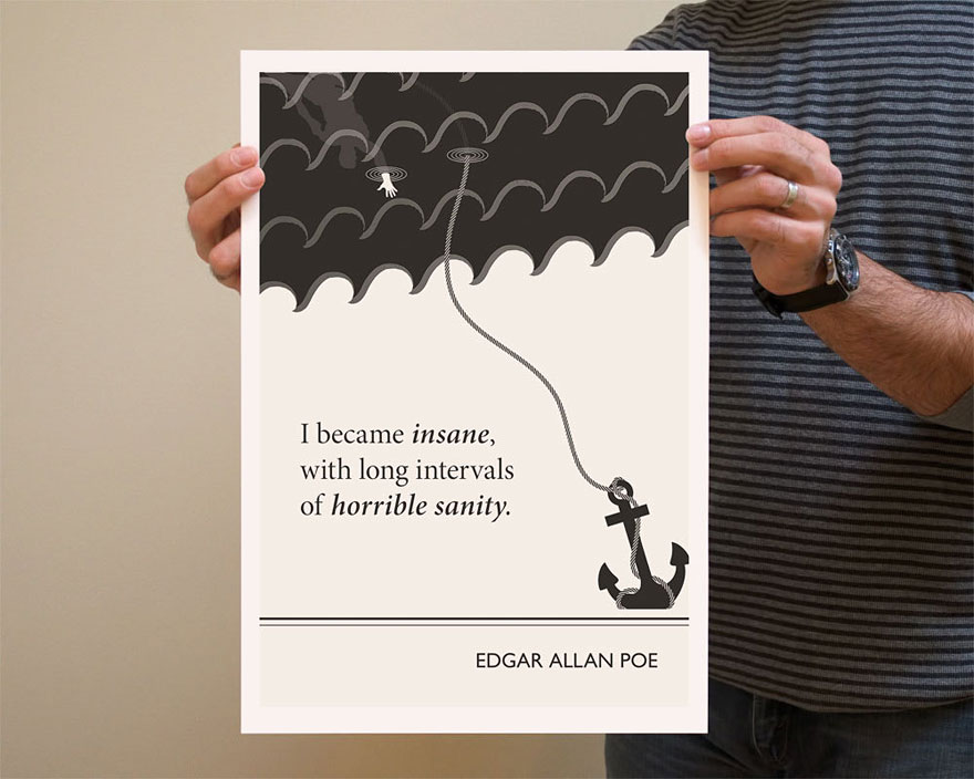 Clever Literature-Inspired Quote Posters by Evan Robertson Clever Literature-Inspired Quote Posters by Evan Robertson