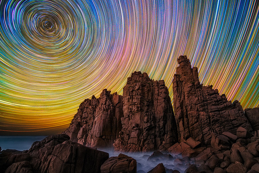 Stunning Long Exposure Shots of Australian Star Trails