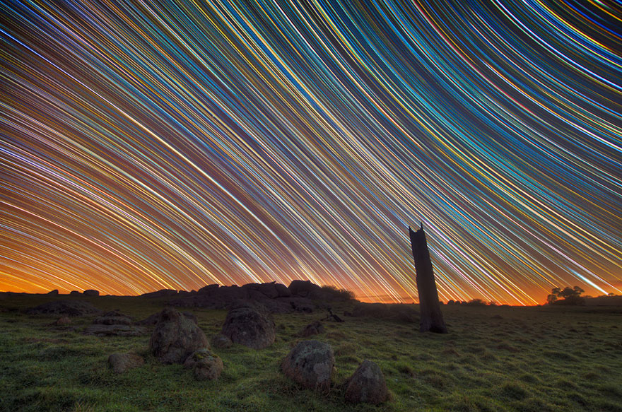 Stunning Long Exposure Shots of Australian Star Trails Stunning Long Exposure Shots of Australian Star Trails