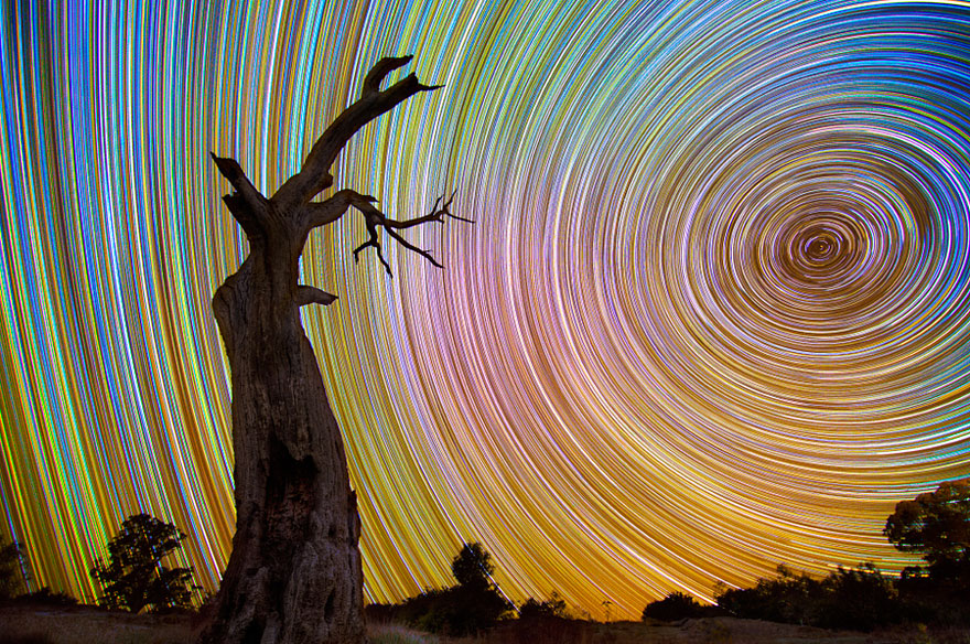 Stunning Long Exposure Shots of Australian Star Trails Stunning Long Exposure Shots of Australian Star Trails